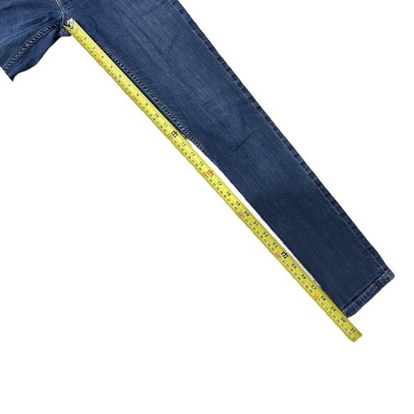 Patagonia Jeans Women's 27 Medium Wash Blue Denim Cotton Starching Skinny - Picture 5 of 7